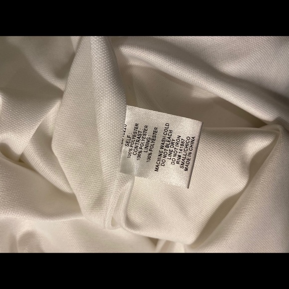 C. Luce S white with black accents dress- new - Picture 4 of 4